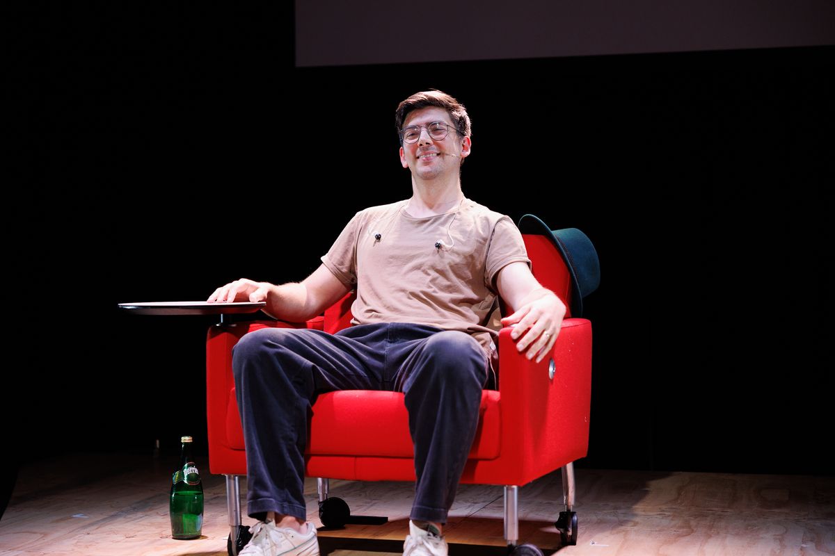 Scott Parker in Hillsong Boy. Image by Kate Williams for The Flying Nun by Brand X Scott Parker in Hillsong Boy. Image by Kate Williams for The Flying Nun by Brand X