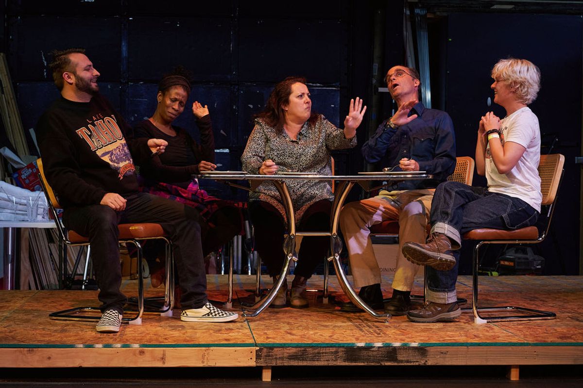 From Left: Garrick Sigl, Danielle L. Reddick, Mary Beth Lindsey, Scott Harrison, Alex Kutsko