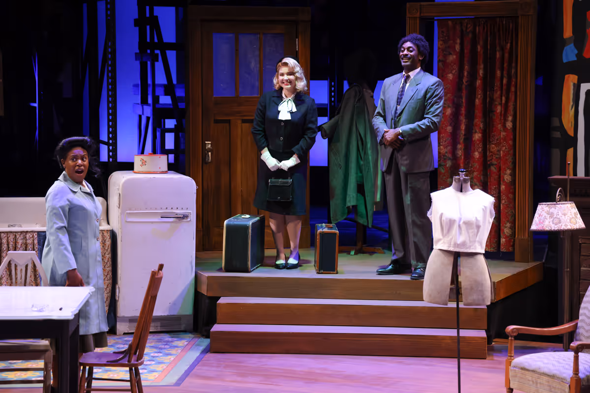 Jadah Johnson, Elizabeth Dye, and Nate John Mark. Photo by HuthPhoto.