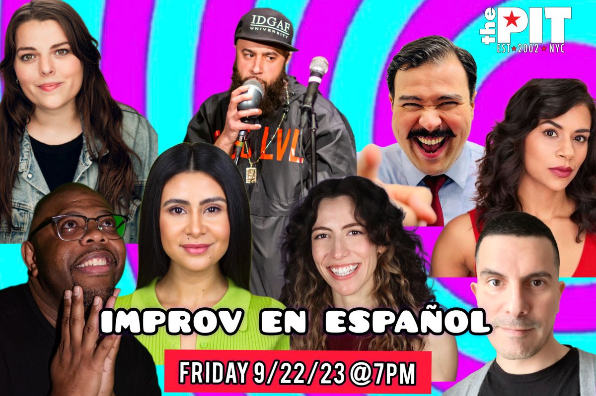 The People?s Improv Theater is celebrating this National Latinx Heritage Month with the cast of Improv En Espa ol at their next show on Friday, September 22, 2023.     David Rey Martinez, Carmen Mendo