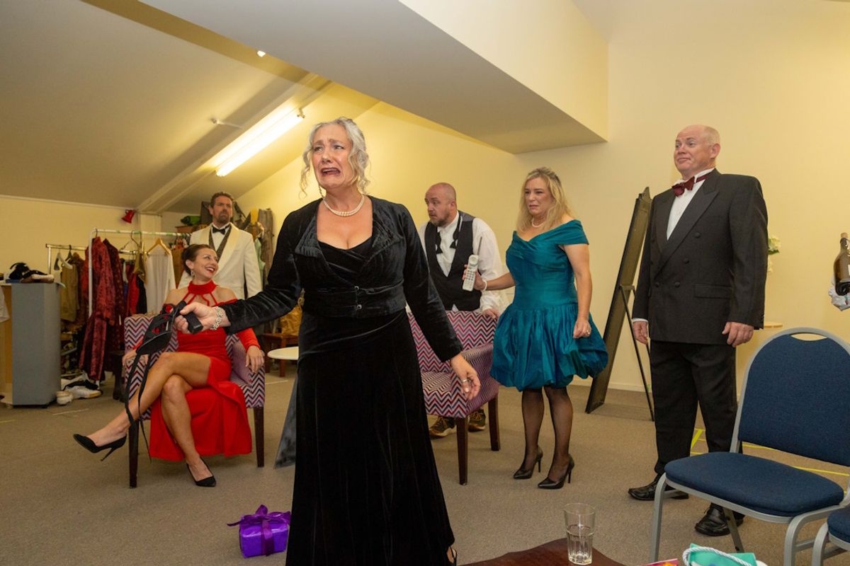 Claire & Len Ganz, Glen & Cassie Cooper, and Ken & Chris Gorman. Photo by Chris Chase
