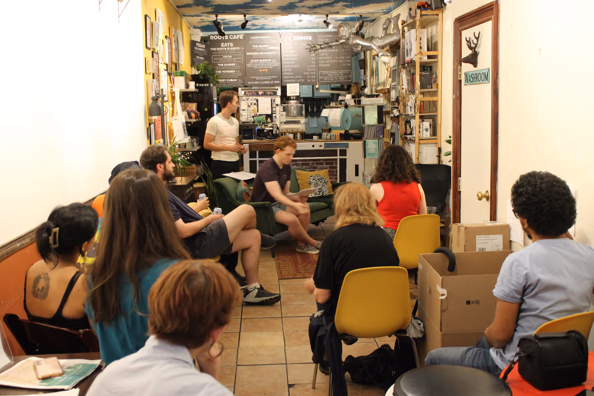 Jan Aguilos'' The Box rehearses during Script Club''s Open Rehearsal for Places in 10.