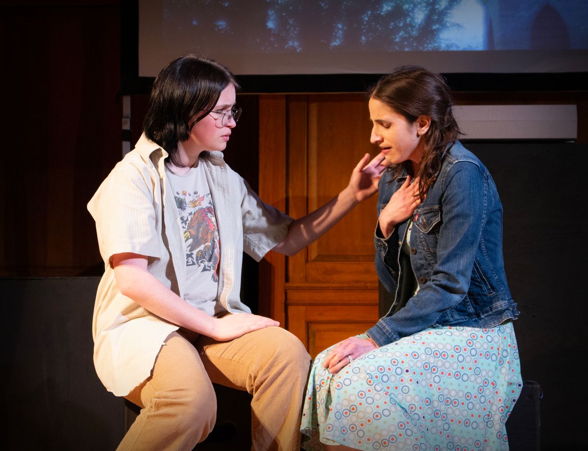 Wiley Delisa and Lindsay Repka in Kodachrome with The Shelburne Players, April 2024.