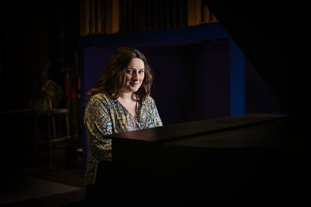 Beautiful: The Carole King Musical at The Players Guild of Dearborn  Leah Frazier as Carole King  Photo Credit: Jenn Deckert