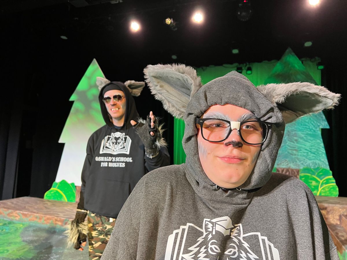 Little Red Riding Hood (and The Power Mutants) by Ed Monk. Opening at the SFCC Spartan Theatre on Feb 28! Photo by The Spartan Theatre.