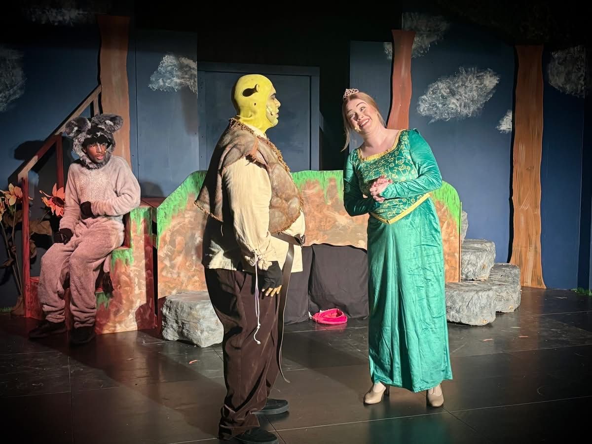 Donkey, Shrek, & Fiona (Jaquailyn Martin, Julian Rodriguez, & Brooke Matthews)