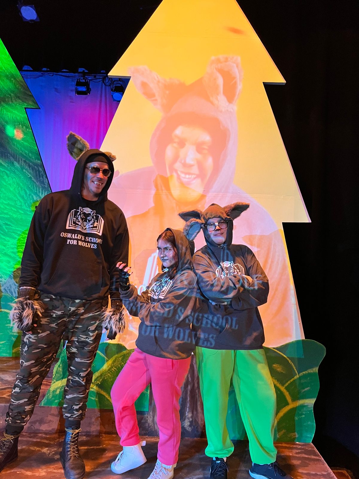 Little Red Riding Hood (and The Power Mutants) by Ed Monk. Opening at the SFCC Spartan Theatre on Feb 28! Photo by The Spartan Theatre.