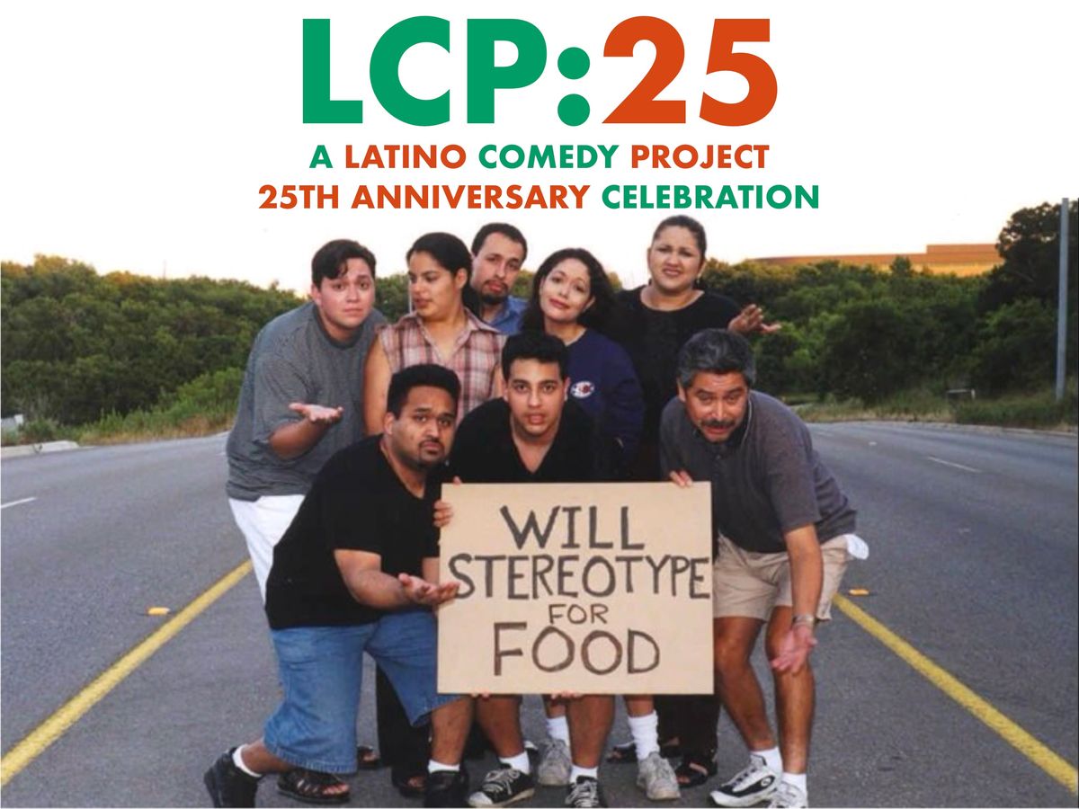 The O.G. Latino Comedy Project cast, 1998: (Front Row) Adrian Villegas, Mical Trejo and Rupert Reyes. (Back Row) Chuy Zarate, Patty Arredondo, Omar Gallaga, Sonia Montoya and Erica Saenz.