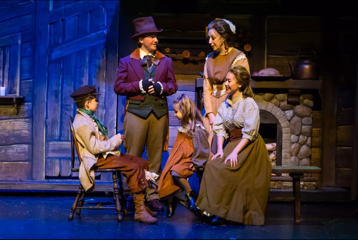 Photographer: Jesse Barnett, featured the 2023 cast of Emerald City Theatrical''s A Christmas Carol the Musical, the Cratchit Family Photographer: Jesse Barnett, featured the 2023 cast of Emerald City Theatrical''s A Christmas Carol the Musical, the Cratchit Family