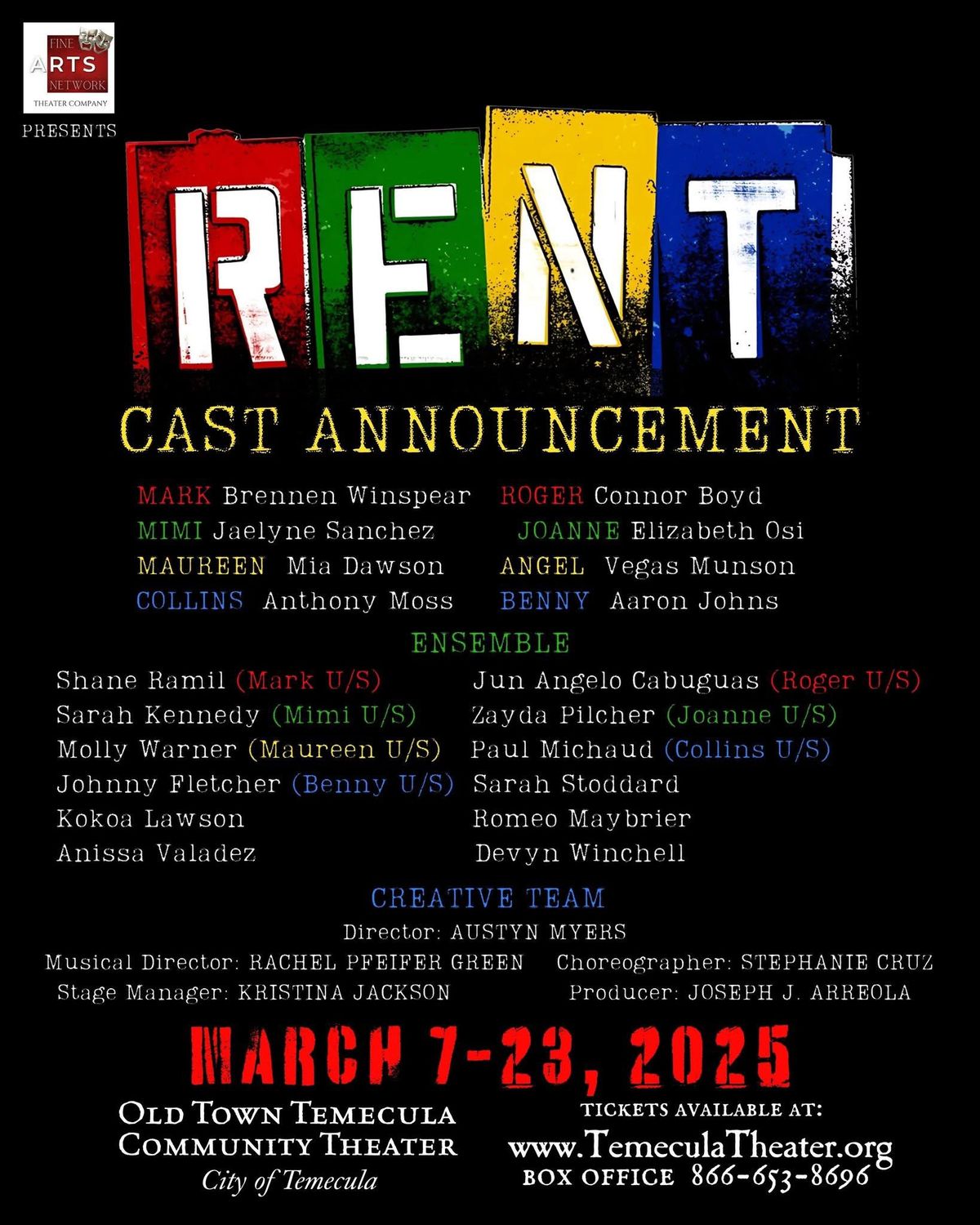 CAST LIST CAST LIST