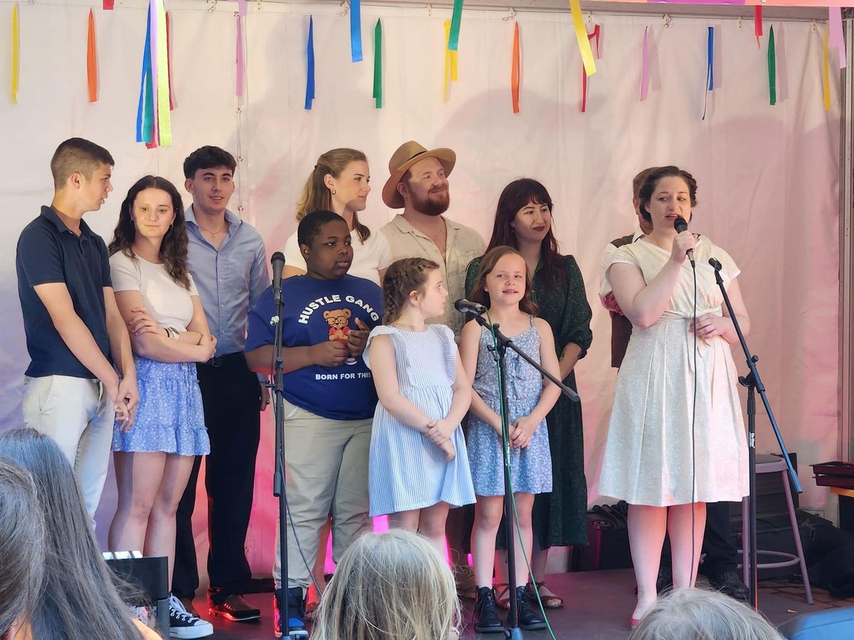 Some of the cast at Columbus Arts Festival Some of the cast at Columbus Arts Festival