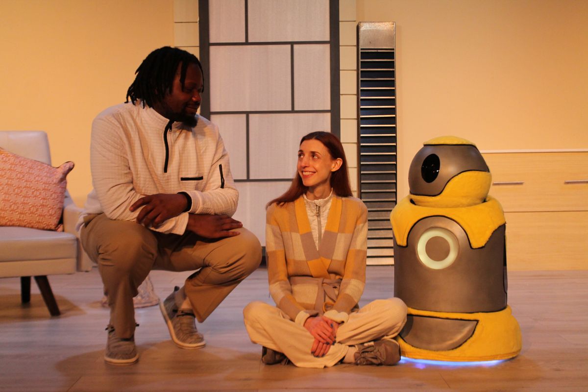 Oliver (Jamil Long), Anna (Caity Brown), and Artie together. Oliver (Jamil Long), Anna (Caity Brown), and Artie together.