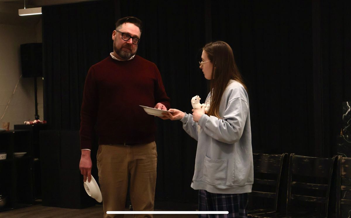 Genevieve Gay as Piper and Sean Vale as Bruce.  Photo credit: Cat Brooks
