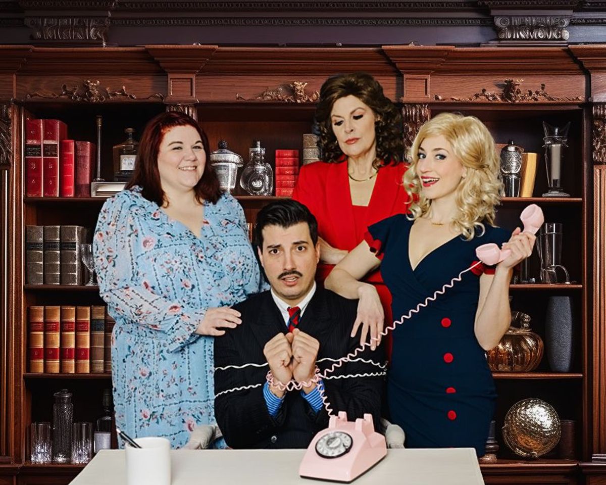 Amelia Ball (Judy), Ben Menahem (Franklin Hart, Jr.), Susan Fowler (Violet), Cara Cirillo (Doralee)