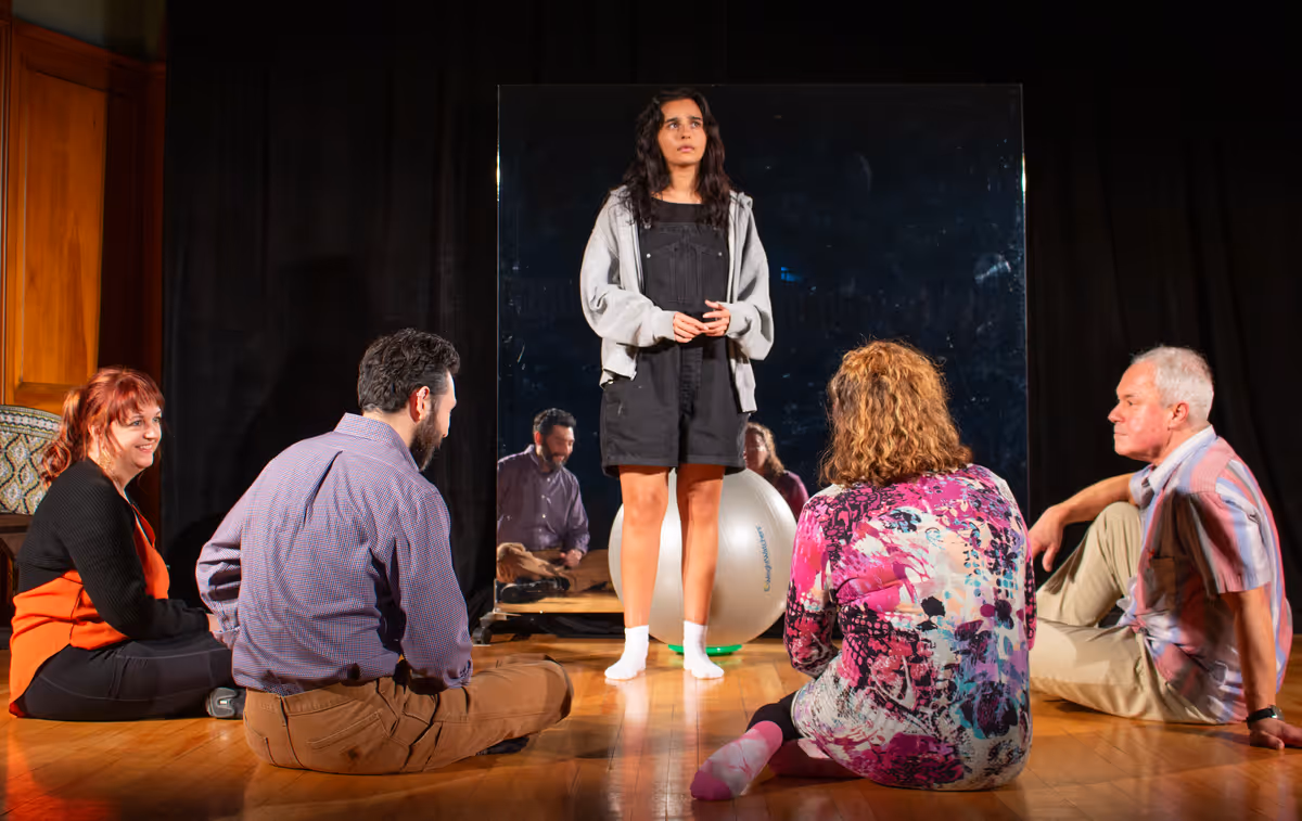 Maya Grace Redington as Lauren in Circle Mirror Transformation with The Shelburne Players.