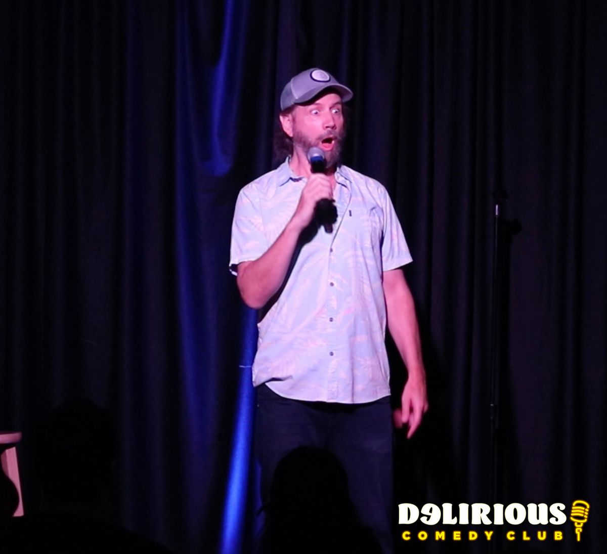 Jamie Kennedy having fun at Delirious Comedy Club