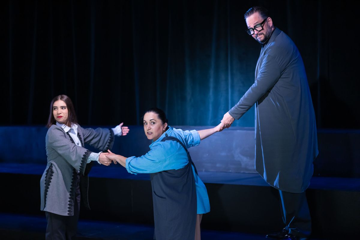 Photo of Sophie Zmorrod (Woman), Pantea Ommi (Mother), and Jim Kieffer (Man) by Brooke Burton Photography