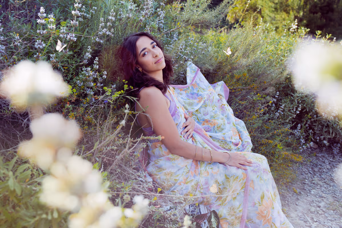 Lily Abha Cratsley as The Storyteller (photo by Pavithra Ramasubramanian)