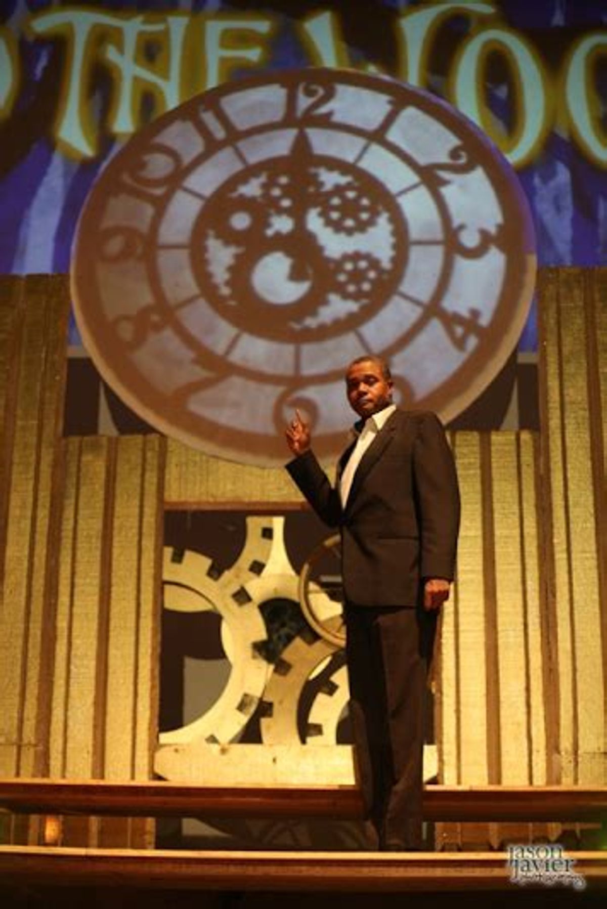 Top LA Role #2: Darryl Maximilian Robinson in the dual roles of The Narrator and The Mysterious Man in the Stephen Sondheim and James Lapine musical Into The Woods.