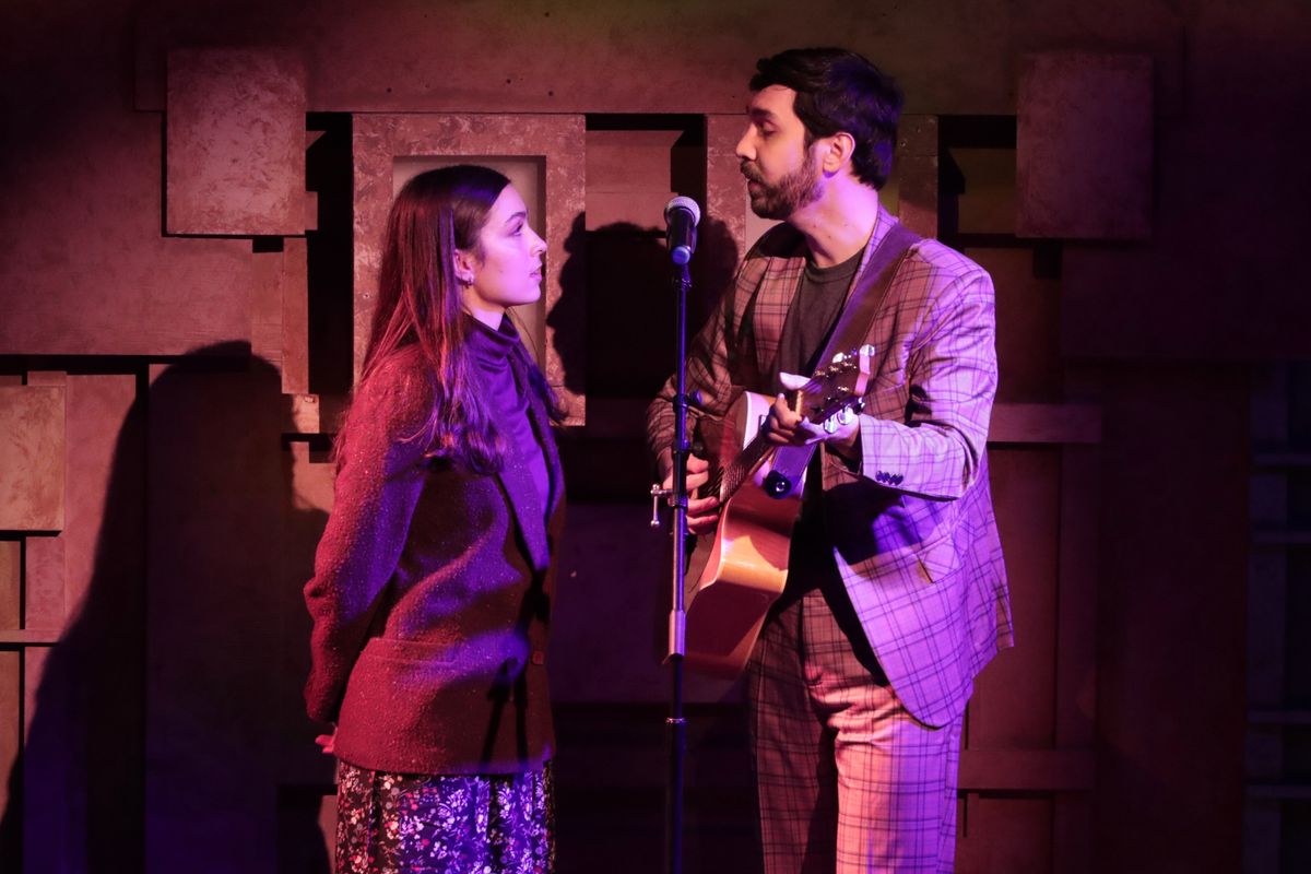Emma Laird and Morgan Hollingsworth in ?Once? at Chance Theater. Playing January 23 ? March 1, 2026 at the Bette Aitken theater arts Center on the Cripe Stage. Photos by Doug Catiller. Emma Laird and Morgan Hollingsworth in ?Once? at Chance Theater. Playing January 23 ? March 1, 2026 at the Bette Aitken theater arts Center on the Cripe Stage. Photos by Doug Catiller.
