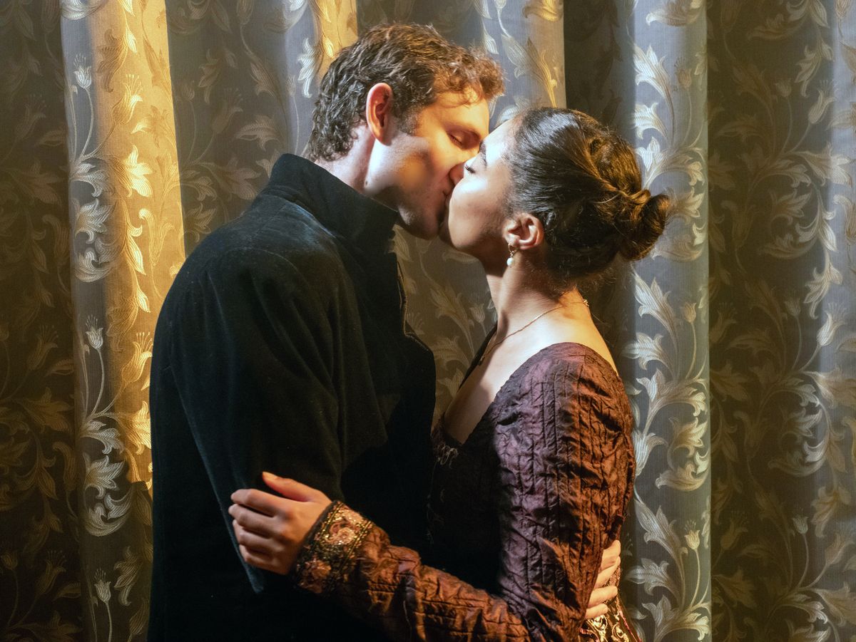 Isaac Hickox-Young (Romeo) and Billie Wyatt (Juliet). Photo by Shelley Kusnetz.