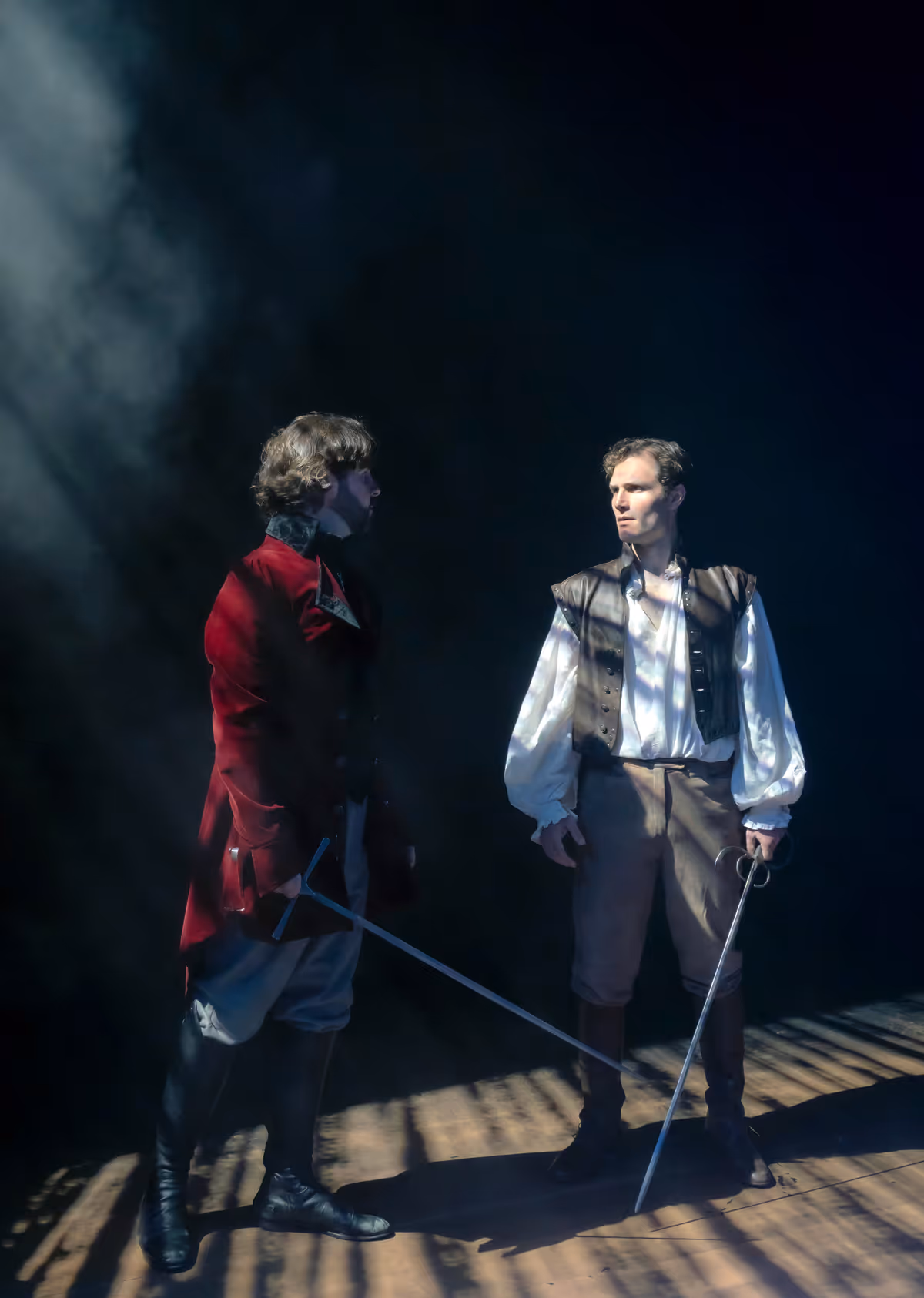 Dino Curia (Paris) and Isaac Hickox-Young (Romeo). Photo by Shelley Kusnetz.