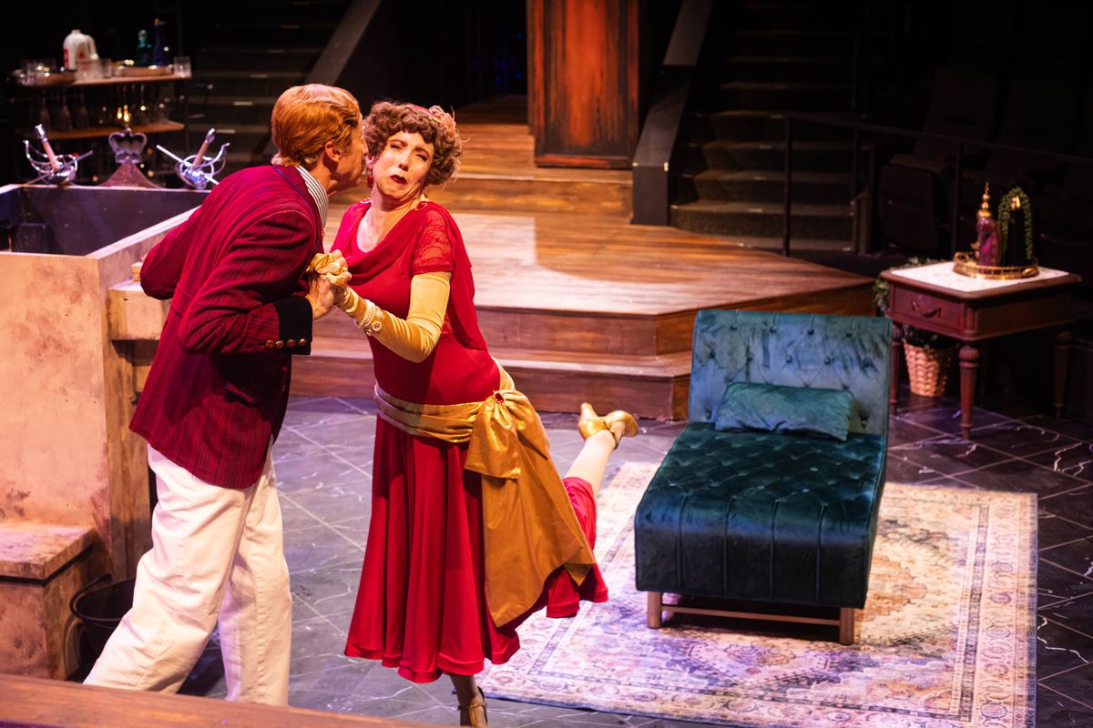 Dan Radford as Max, Britty Marie as Sandra  Photo Credit: Vanessa Olson 