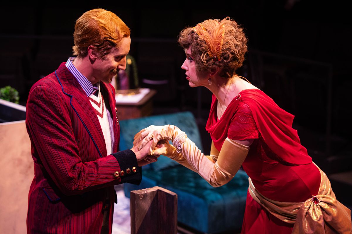 Dan Radford as Max, Britty Marie as Sandra  Photo Credit: Vanessa Olson 