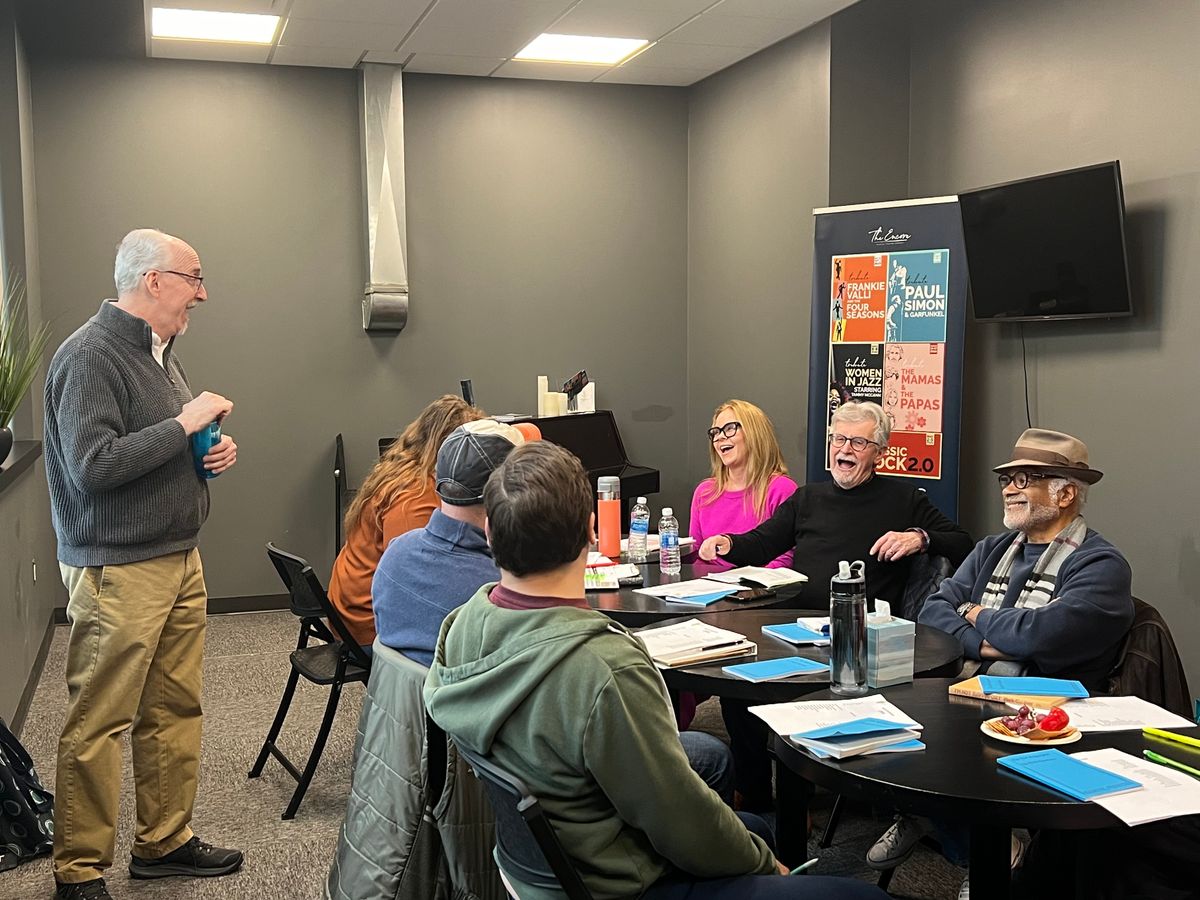 Director Vincent J. Cardinal and the cast of I''''m Not Rappaport at the first table read. Director Vincent J. Cardinal and the cast of I''''m Not Rappaport at the first table read.