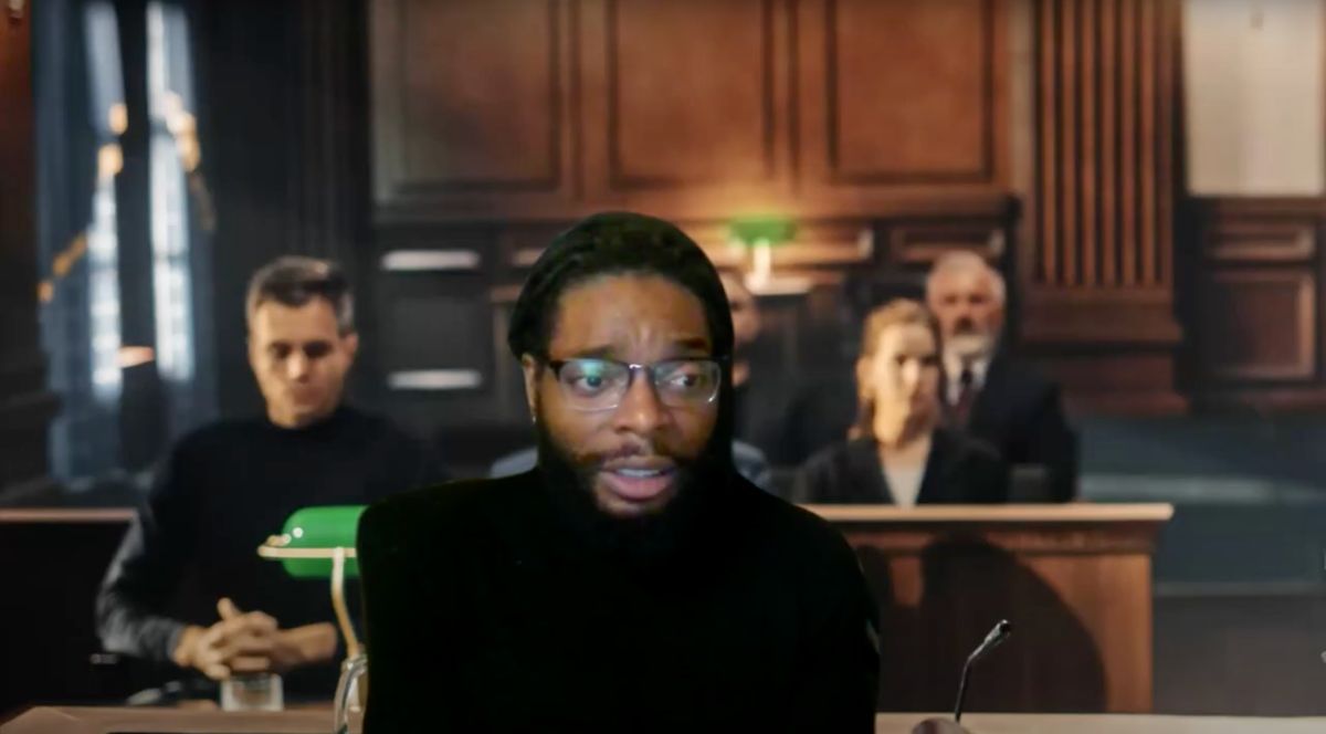 S. Shine (Brian Simmons), accused of sinking the Titanic, provides his own defense in THE SHINE CHALLENGE, 2024 S. Shine (Brian Simmons), accused of sinking the Titanic, provides his own defense in THE SHINE CHALLENGE, 2024