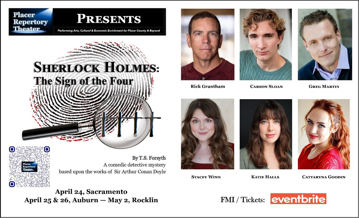 Stolen Treasure, mystery, comedy, romance, a wooden-legged man and Toby the Wonder-Dog! See this exciting adaptation Ap 24 in Sacto, Ap 25-26 in Auburn & May 2 in Rocklin.  https://www.eventbrite.com/