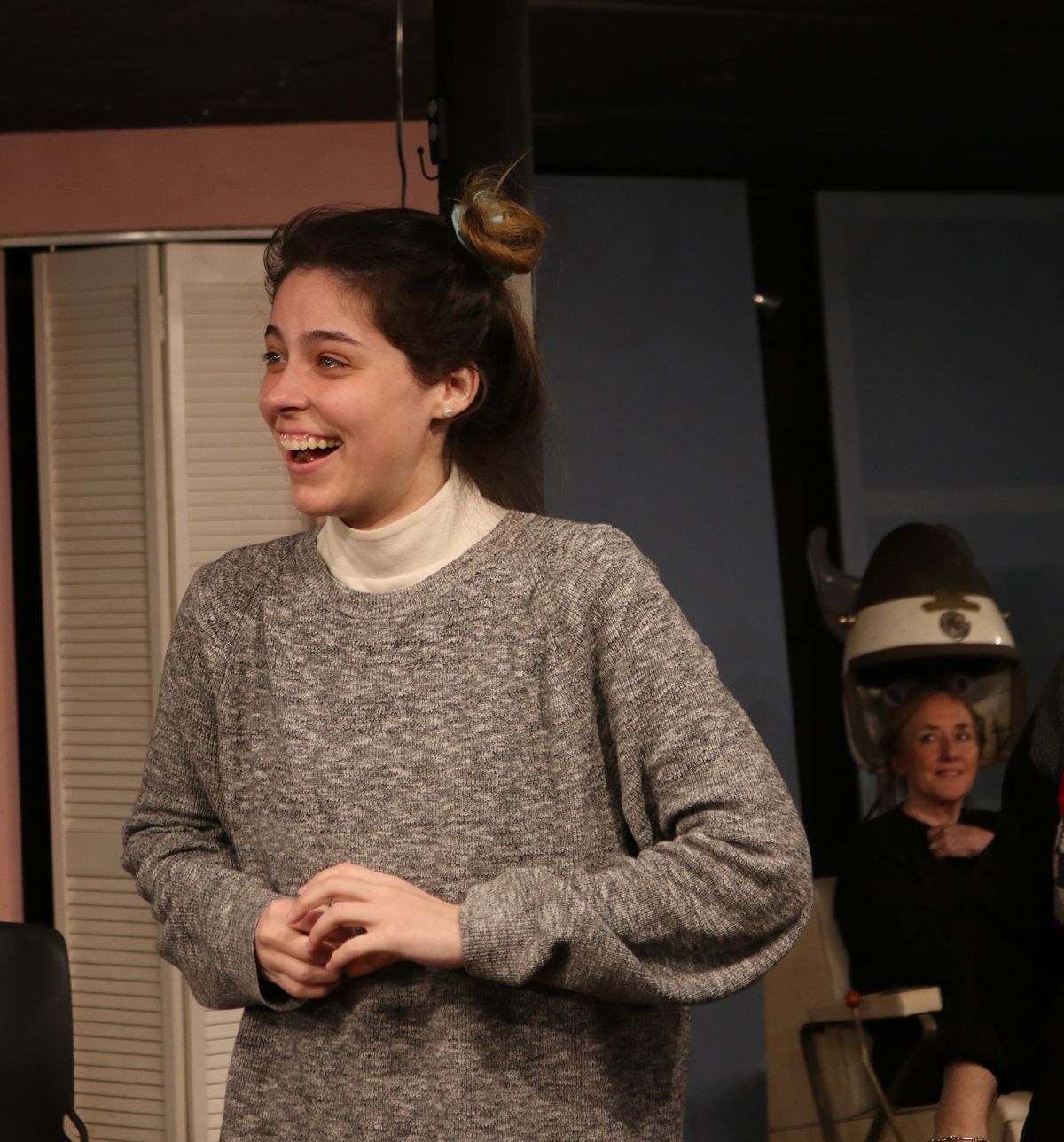 Alexandria Palazzo plays the new girl in town in STEEL MAGNOLIAS at Curtain Call.  The production plays in The Dressing Room Theatre January 9 through 26.
