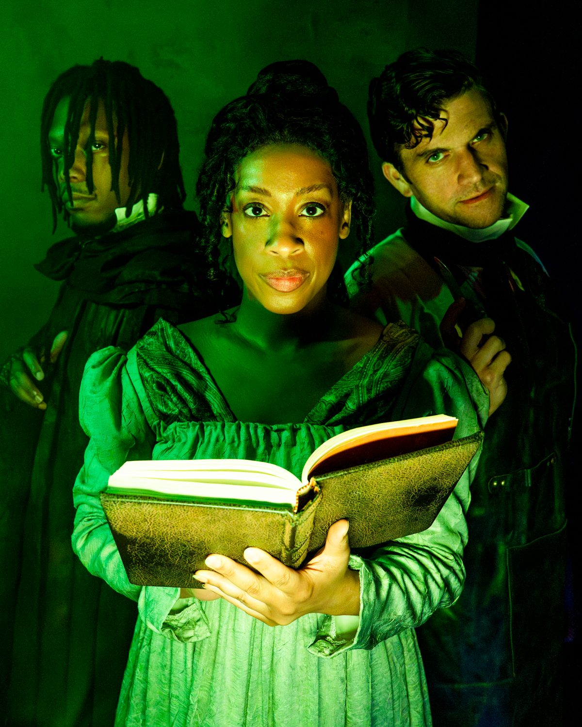 Pictured: Jay Wade, Amber Friendly, and Sean-Michael Wilkinson. Photo: Avery Brunkus.