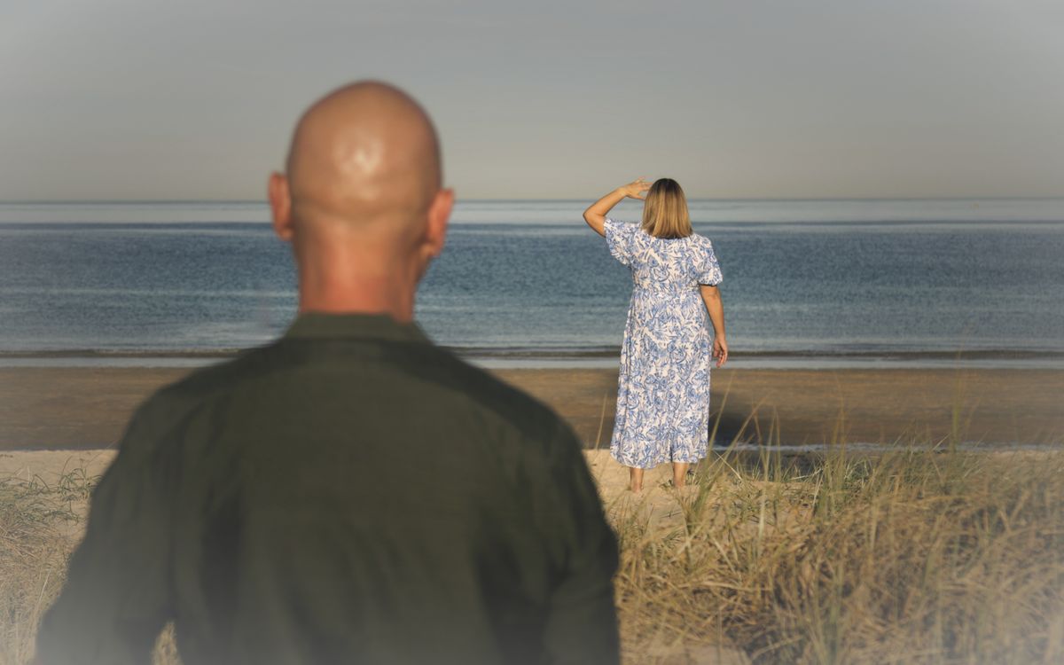 Scott Nell and Robyn Brookes are husband and wife in The Other Place
