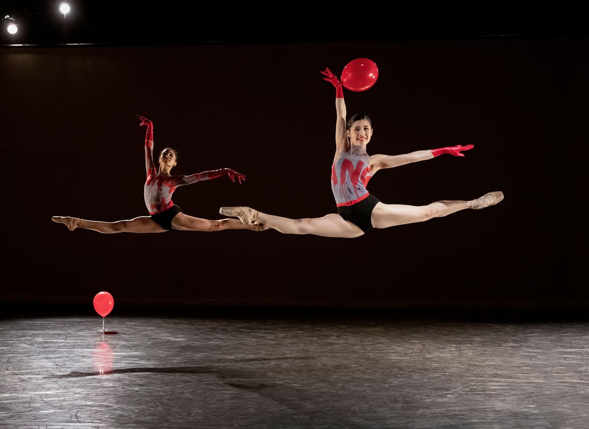 American Ballet Theatre (ABT) Studio Company, Scurry Night by Annabelle Lopez Ochoa, featuring Kyra Coco and Kotomi Yamada, photo by Erin Baiano