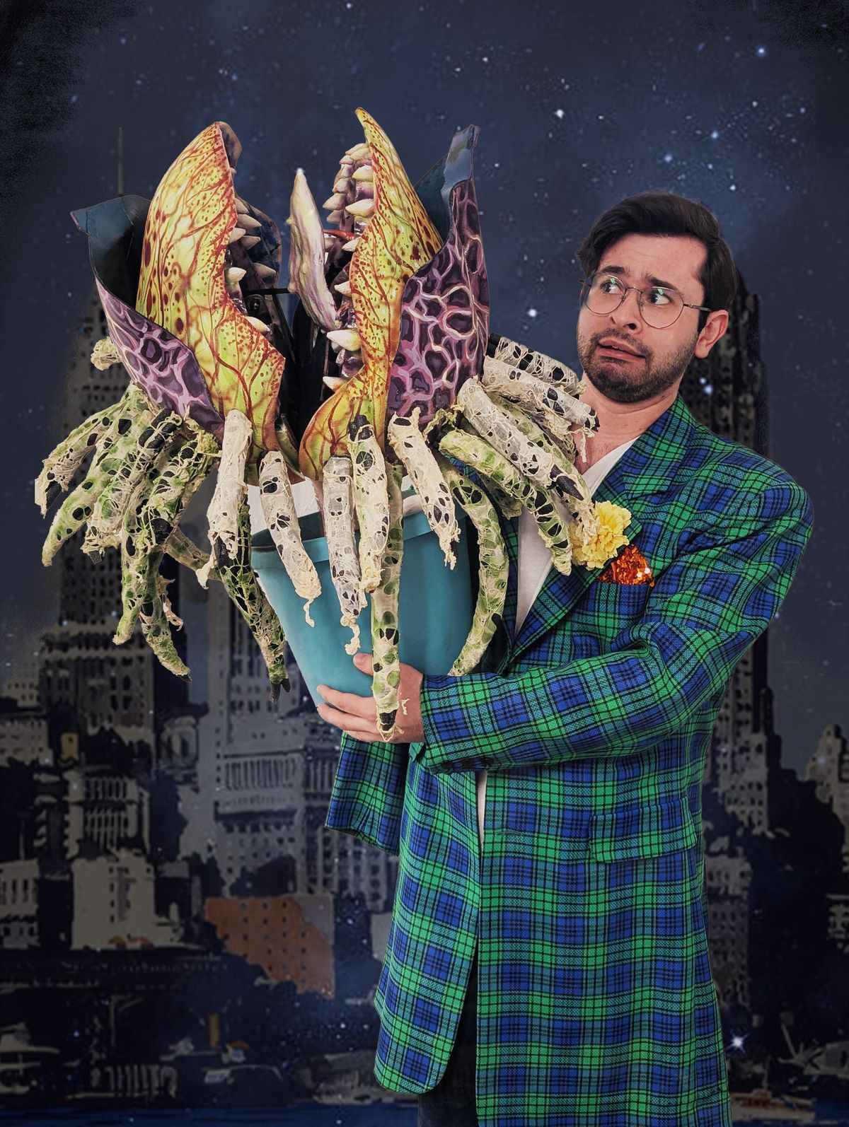 Seymour & Audrey II - Little Shop of Horrors Los Angeles at The Nocturne Theatre in Glendale, CA
