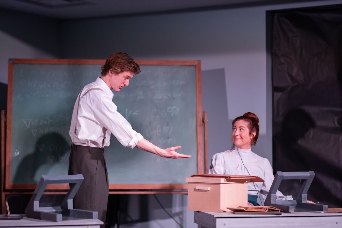 Peter Shaw and Henrietta Leavitt     Silent Sky at HPAC  Photo Credit: Tyler Mitchell Photography