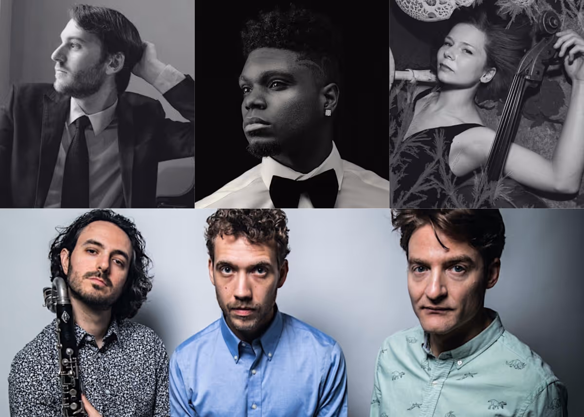 Daniel Colalillo, piano Edward W. Hardy, violin Molly Aronson, cello Lucas Pino, bass clarinet Jorn Swart, piano Benjamin von Gutzeit, viola Daniel Colalillo, piano Edward W. Hardy, violin Molly Aronson, cello Lucas Pino, bass clarinet Jorn Swart, piano Benjamin von Gutzeit, viola