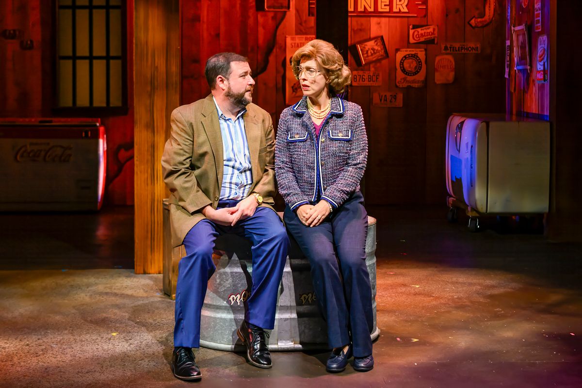 Todd Buonopane and Emmanuelle Zeesman in Southern Harmony at Wellfleet Harbor Actors Theater (production photos: Michael and Suz Karchmer, and Mke Kerouac) Todd Buonopane and Emmanuelle Zeesman in Southern Harmony at Wellfleet Harbor Actors Theater (production photos: Michael and Suz Karchmer, and Mke Kerouac)