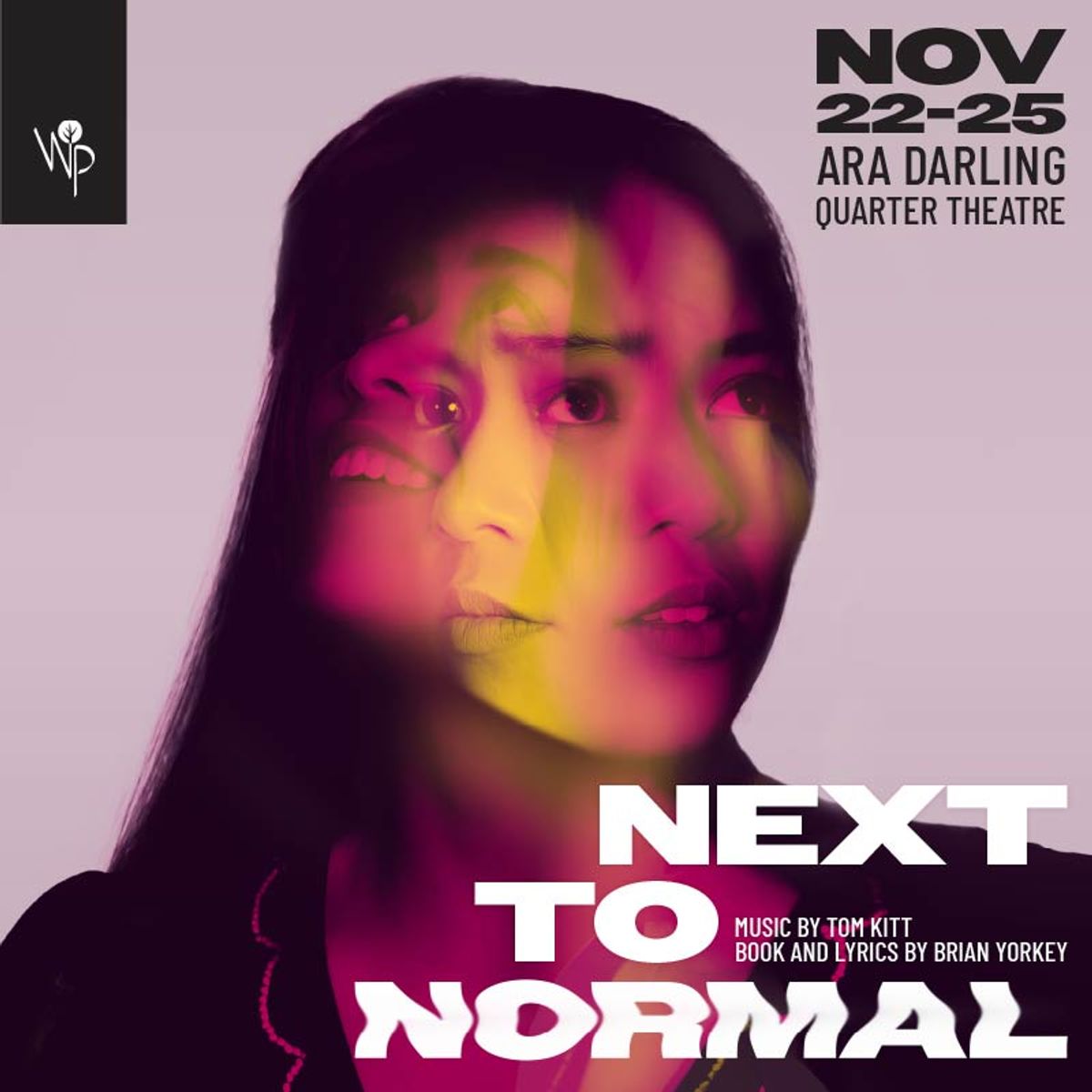 NEXT TO NORMAL  Book and lyrics by Brain Yorkey  Music by Tom Kitt  Natalie - Chaya Ocampo  Images - Kal Cinema Photography  Design - Rachel Leong Design