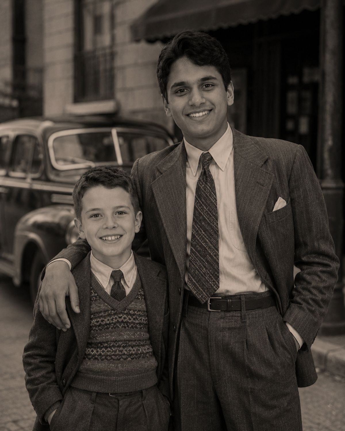 Bart and Pete in the 1940s