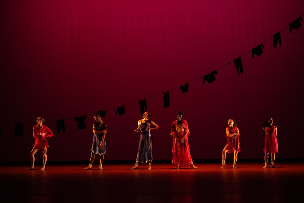 Ailey II in Chalvar Monteiro's Berry Dreamin'. Photo by Nir Arieli. Ailey II in Chalvar Monteiro's Berry Dreamin'. Photo by Nir Arieli.