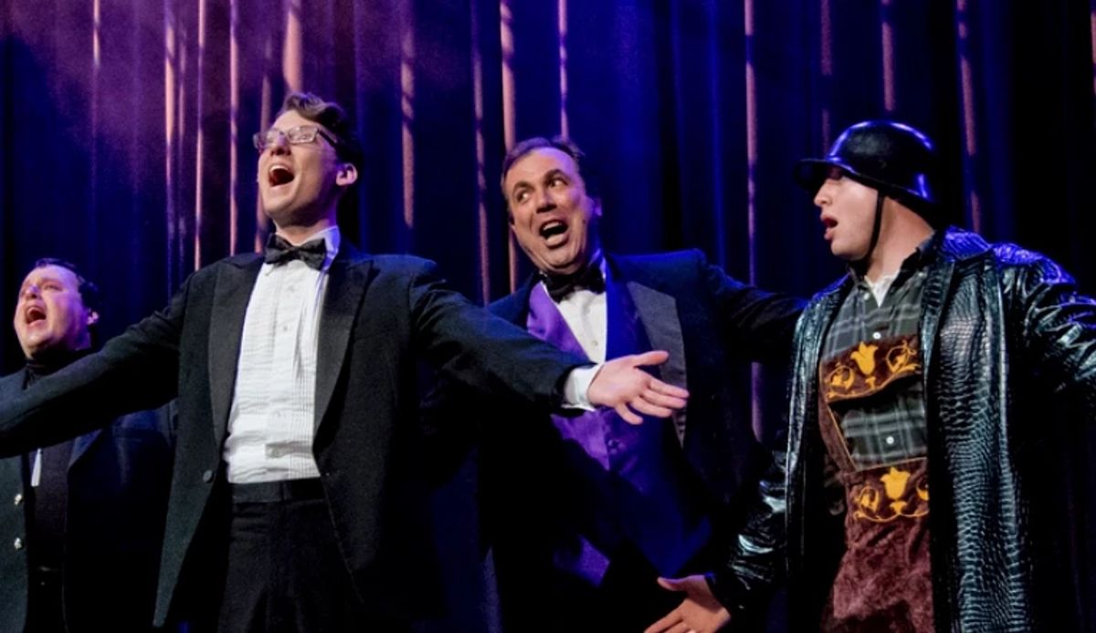 Bob Gatchel as Roger DeBris in THE PRODUCERS at the Milburn Stone Theatre, North East, Maryland