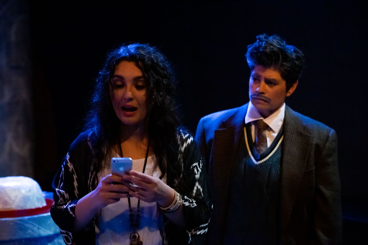 Kelly Saunders (Lala), Amy Driesler (Einstein),(left to right)   Photo by Kyra Sanford    