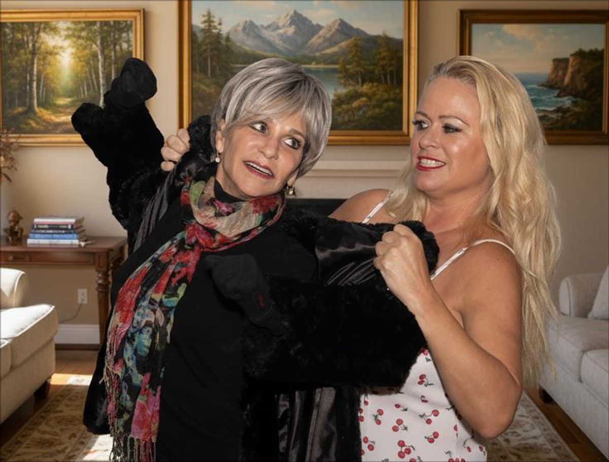 May I take your coat? says Graciela May I take your coat? says Graciela
