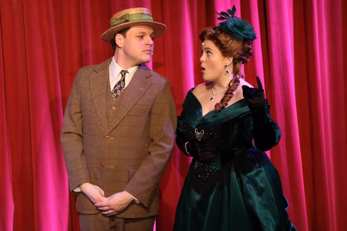 Brandon Mora as Cornelius Hackl and Donovan Marie Lawson as Irene Molloy Brandon Mora as Cornelius Hackl and Donovan Marie Lawson as Irene Molloy