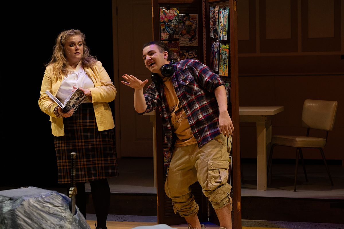Caitlin Davies (Agnes) and Ian Stone (Chuck) Caitlin Davies (Agnes) and Ian Stone (Chuck)