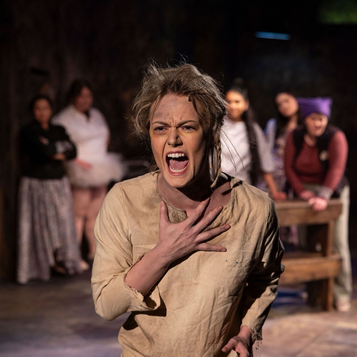 Talena Laine as Aldonza in Reboot's MAN OF LA MANCHA. Photo Colin Madison Photography