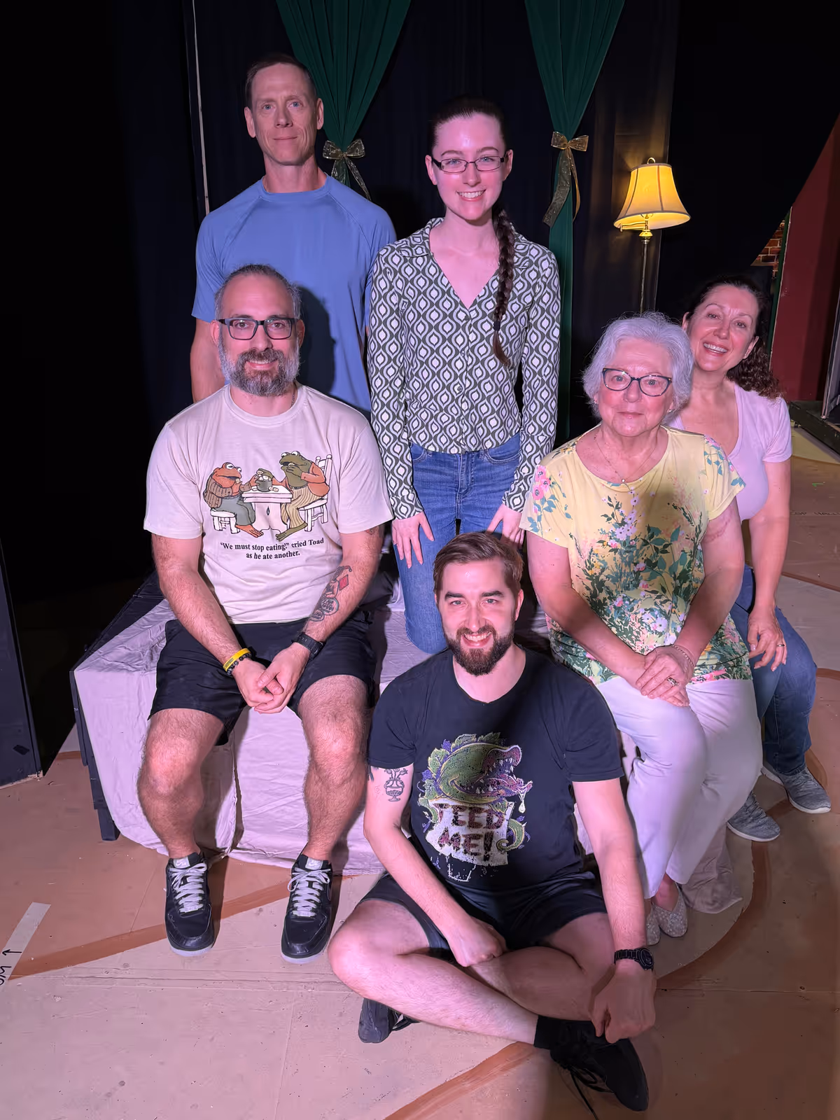 The cast of Unnecessary Farce