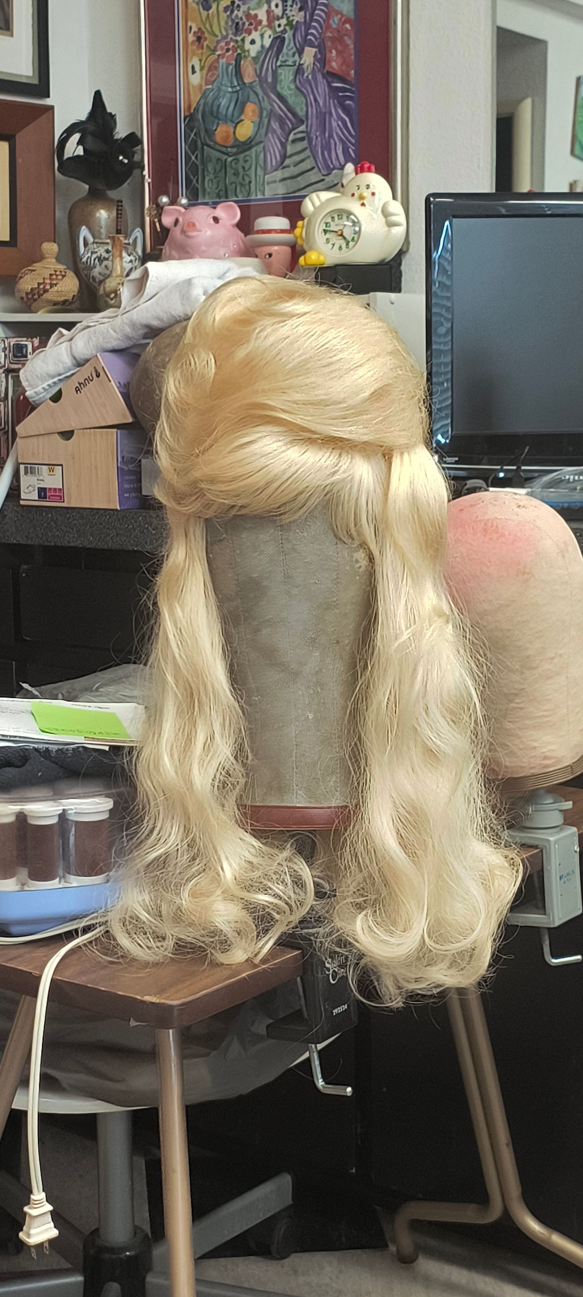 Mae's wig designed by Jane Holmes of SeeJane Mae's wig designed by Jane Holmes of SeeJane